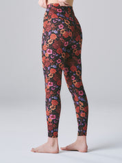 BEYOND YOGA ソフトマーク コート イン ザ ミディ ハイウエスト レギンス サマーブーケ