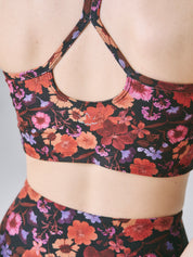 BEYOND YOGA ソフトマーク スリム レーサーバック ハイ クロップド タンク サマーブーケ