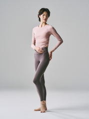 クロエ ソフト リブ トップス ピンク