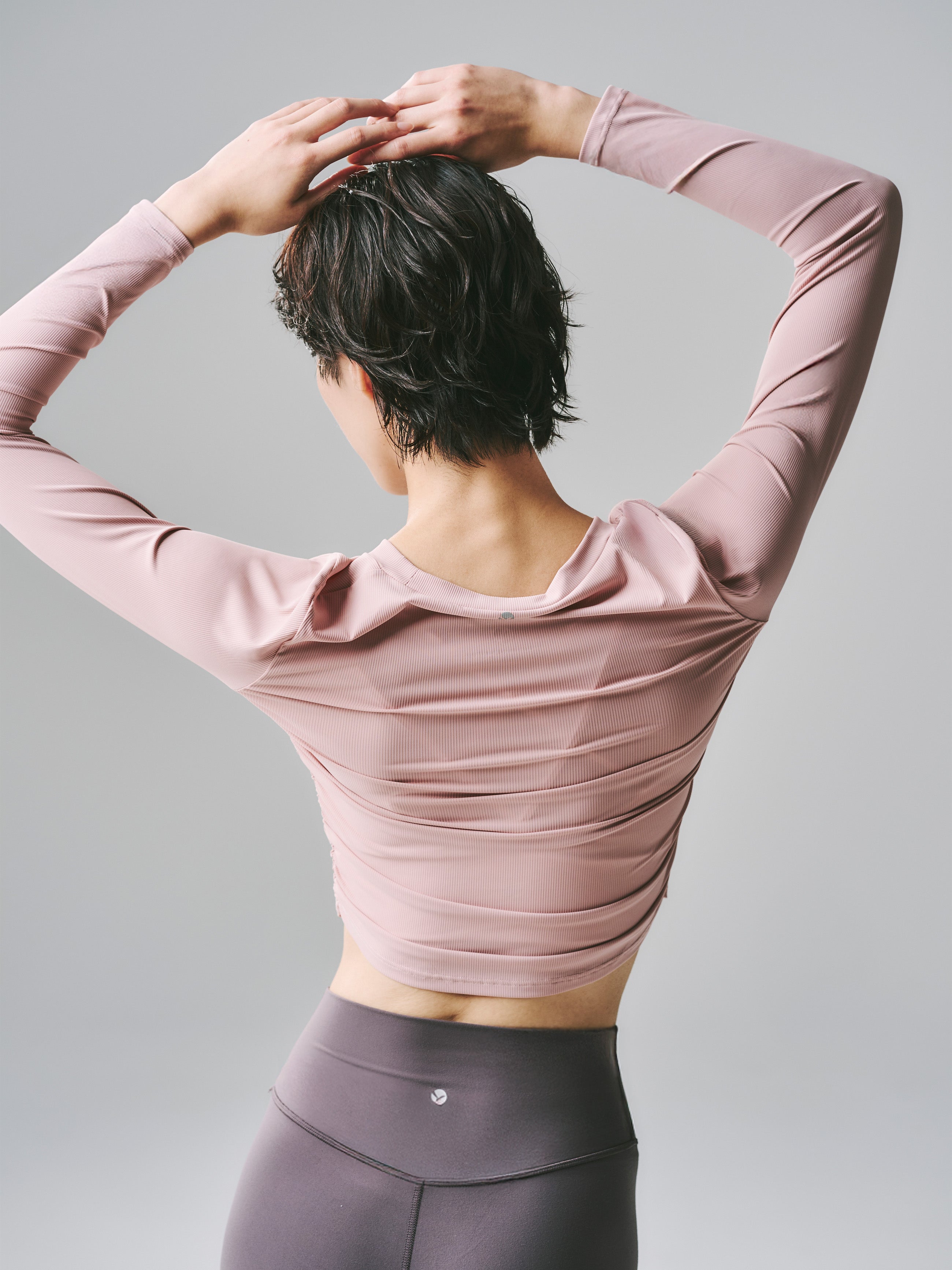 クロエ ソフト リブ トップス ピンク