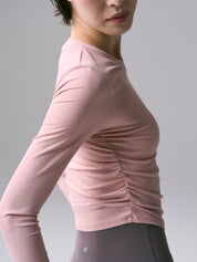 クロエ ソフト リブ トップス ピンク