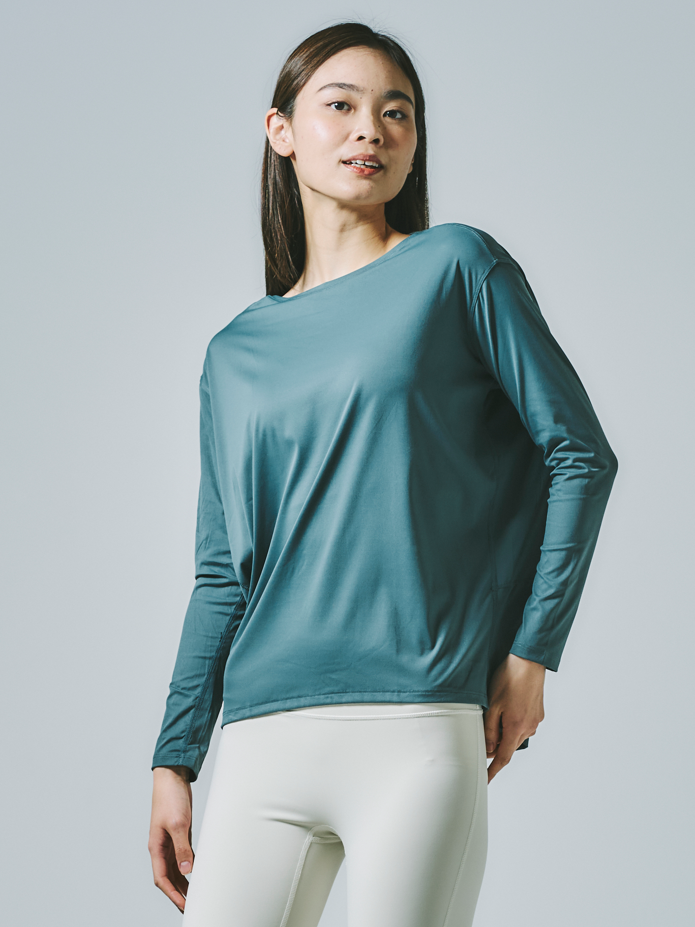 ダークグリーン ノースリーブ クロップトップ ヨガウェア タンクトップ