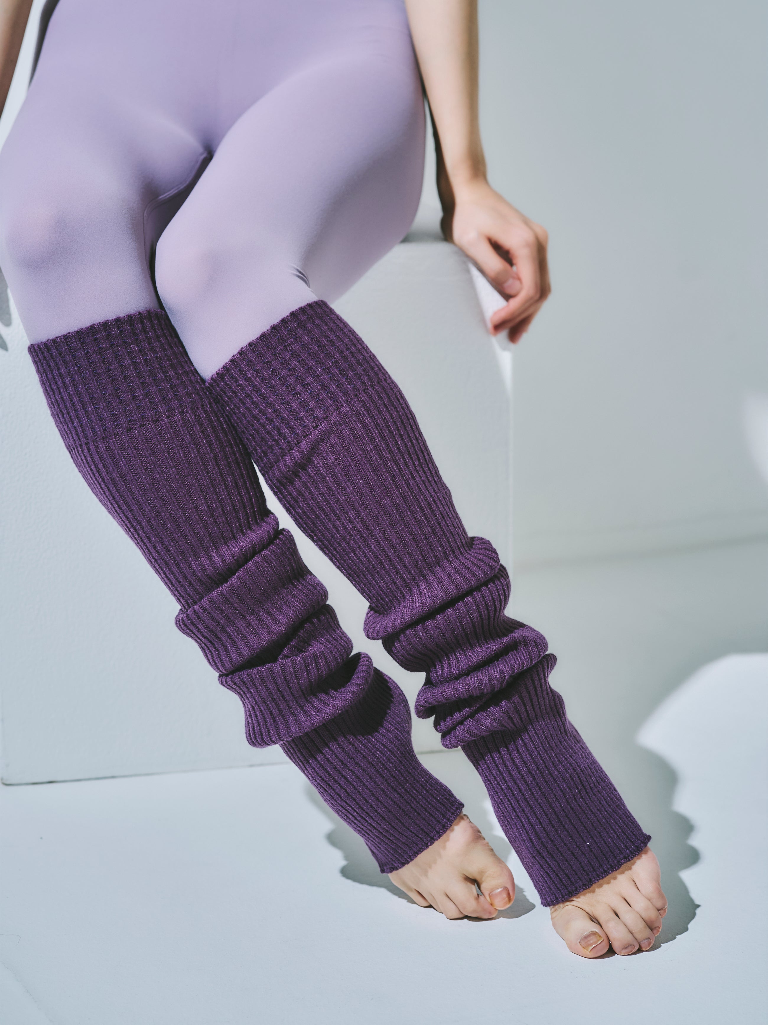 レッグウォーマー ロング丈 75㎝ Long Rib Leg Warmers【KIT公式通販】