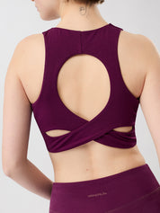 MANDALA ウェルネス ブラ ブラックプラム