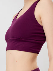 MANDALA ウェルネス ブラ ブラックプラム