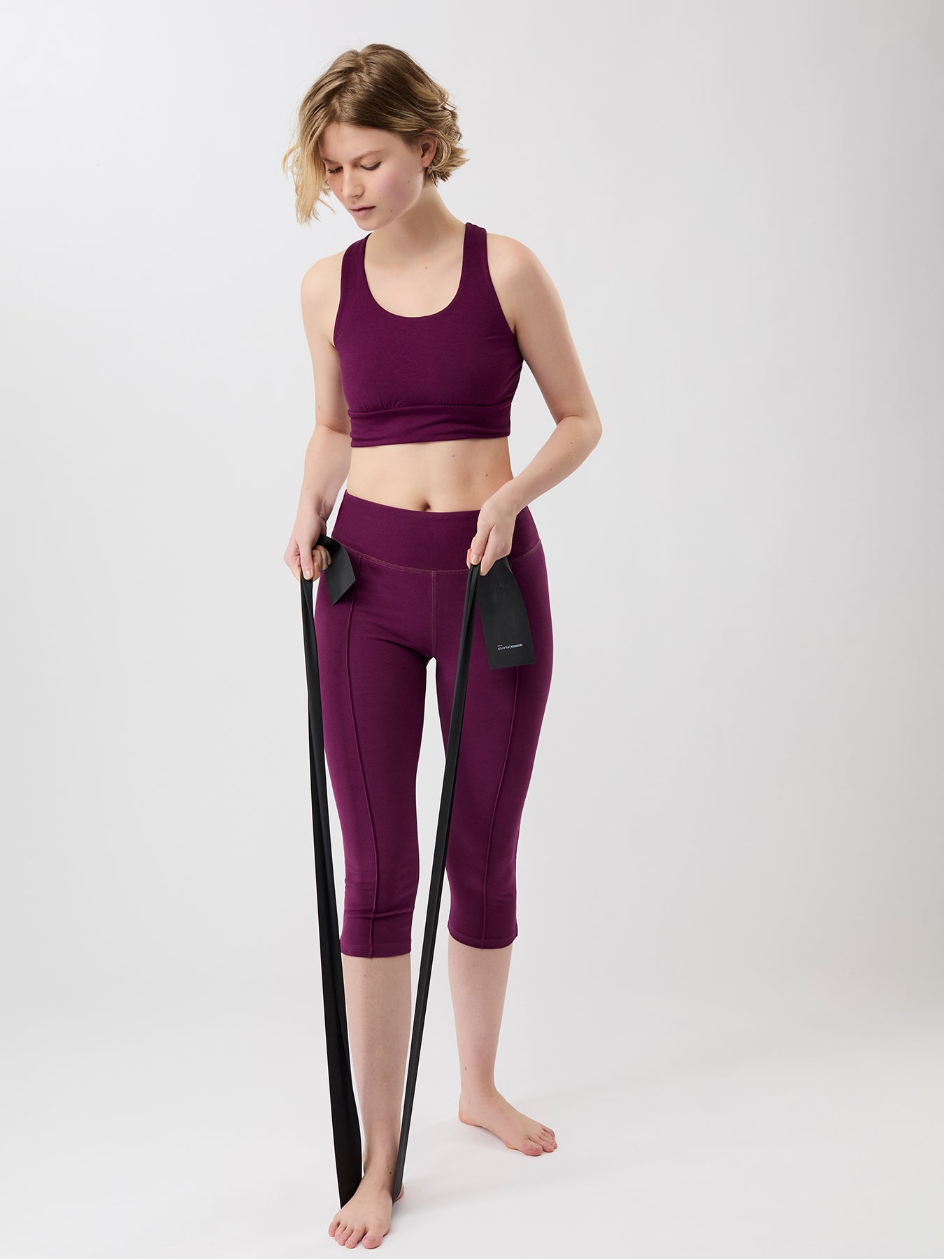 MANDALA ウェルネス ブラ ブラックプラム