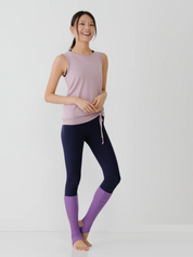 エッセンシャルズ レッグウォーマー ショート パープル