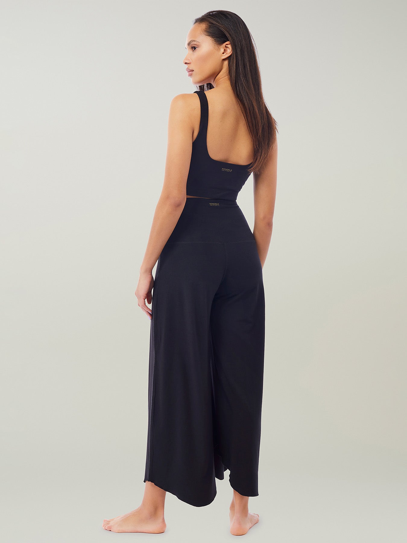 MANDALA チューリップ パンツ ブラック