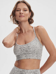 VARLEY ムーブ アイリーナ ブラ アイボリー テクスチャード スネーク