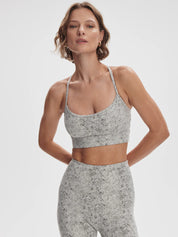 VARLEY ムーブ アイリーナ ブラ アイボリー テクスチャード スネーク