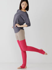 エッセンシャルズ レッグウォーマー ソフトクリムゾン