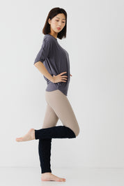 Cable Leg warmer navy