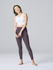 【フリーサイズ】カイリー レギンス グレイッシュブラウン