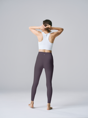 【フリーサイズ】カイリー レギンス グレイッシュブラウン