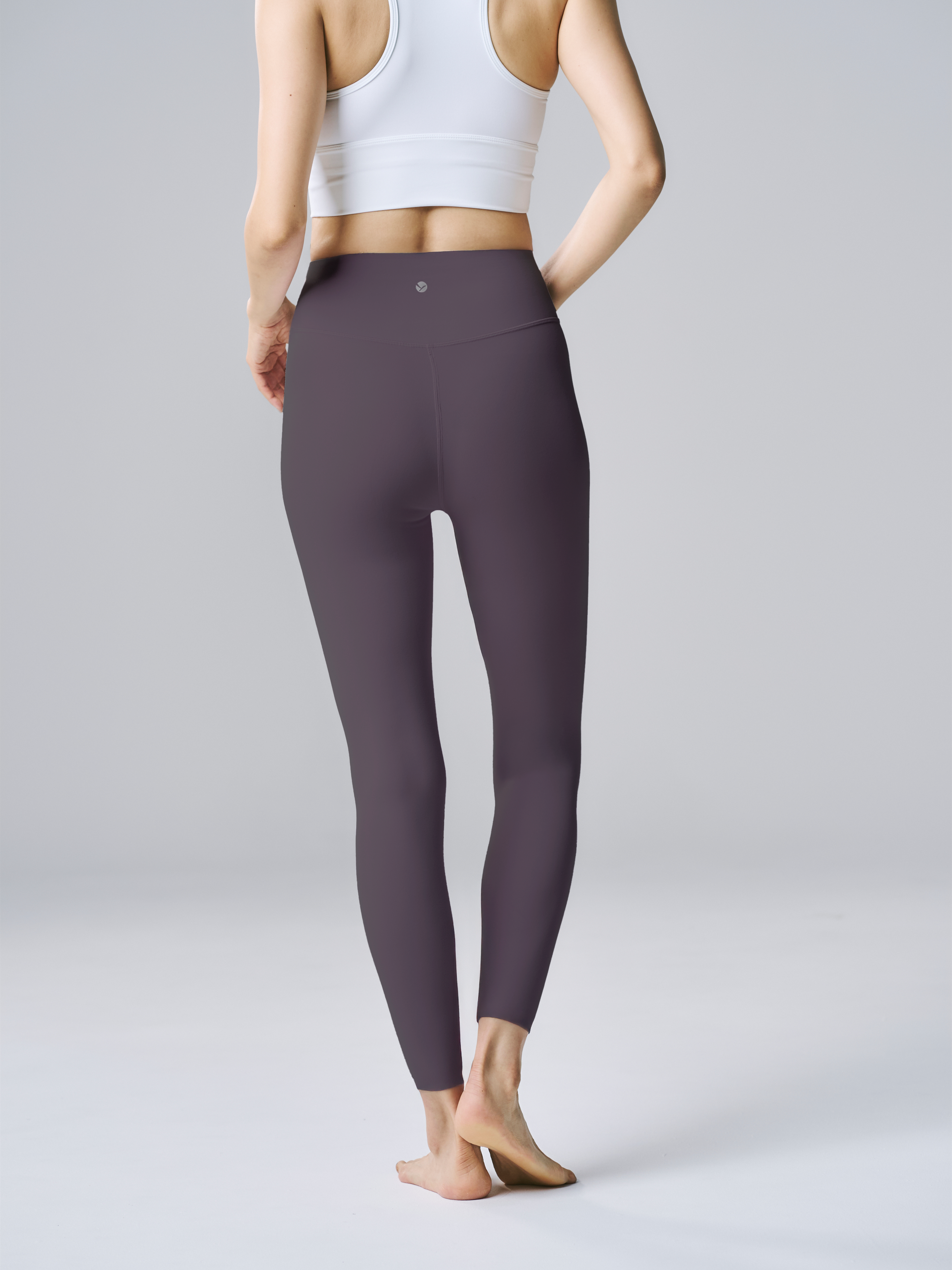 【フリーサイズ】カイリー レギンス グレイッシュブラウン