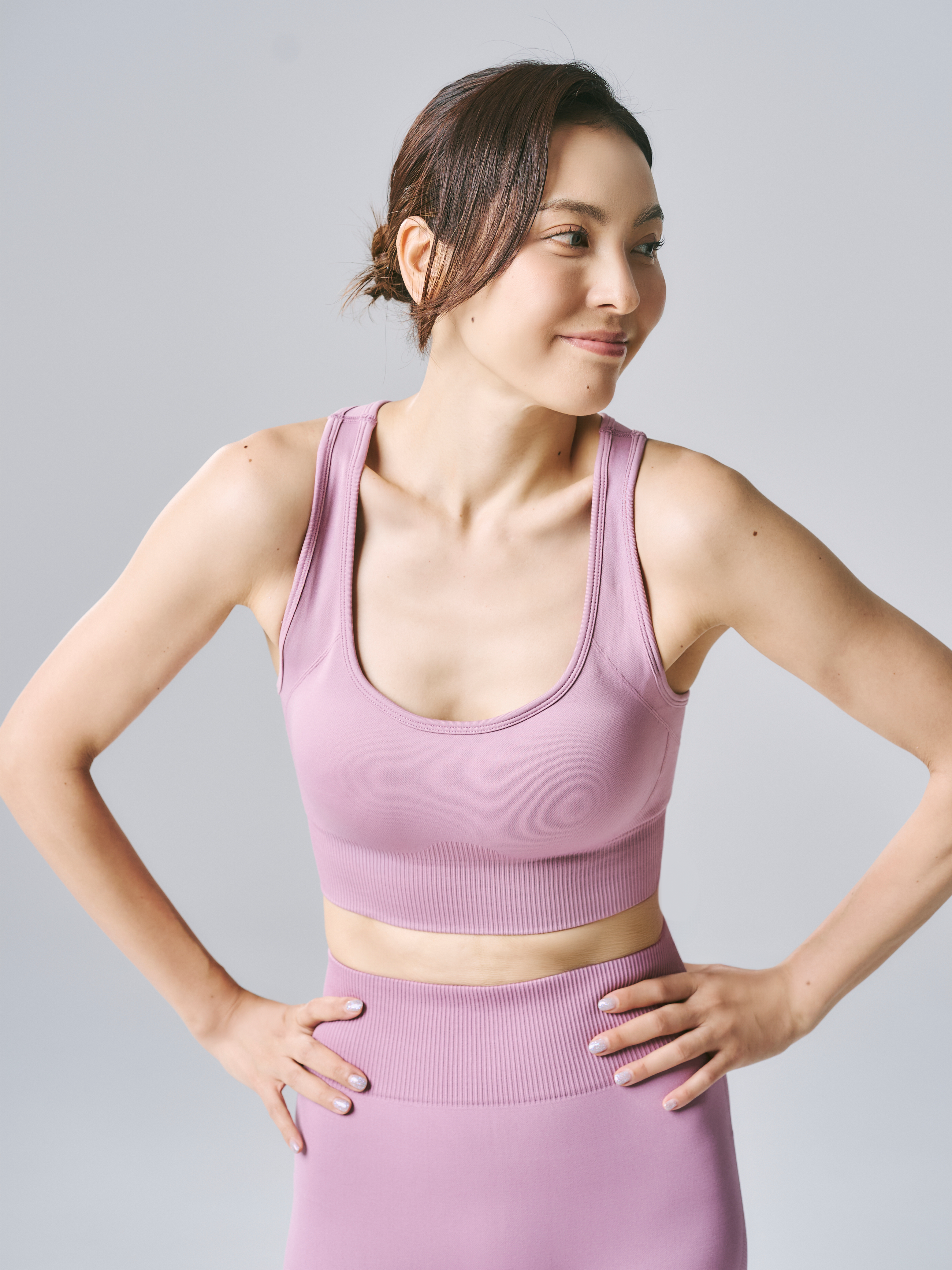 SUKALAフラワープリントカバータンクトップ ピンクブラウン Mサイズ