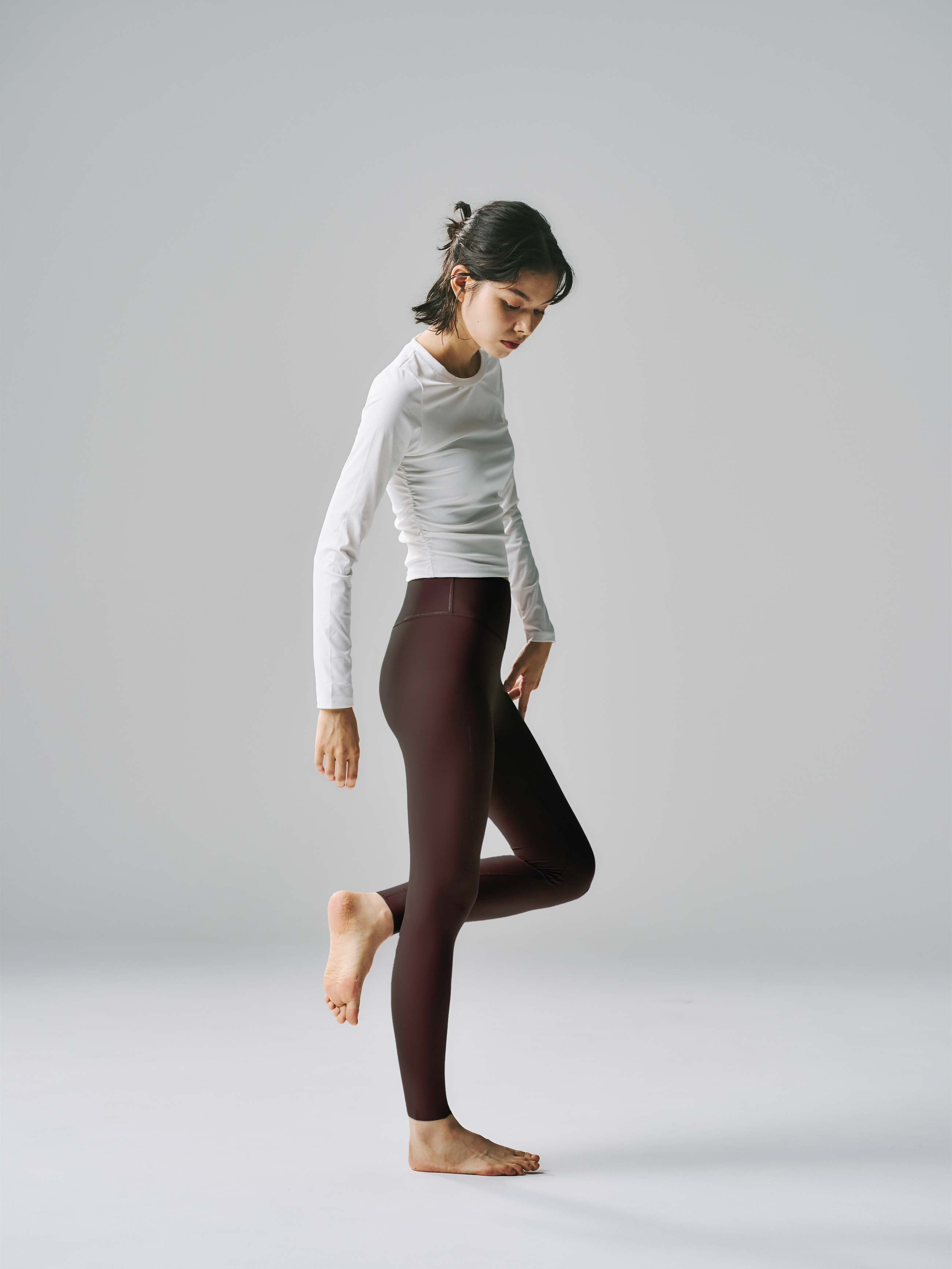 【フリーサイズ】カイリー レギンス コーヒー