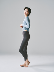 【フリーサイズ】カイリー レギンス オイル ブルー