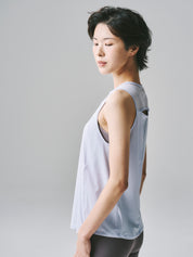 リンダ キーホール タンク シマブルー