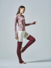 エッセンシャルズ レッグウォーマー バーガンディ