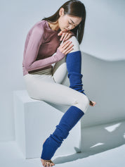 エッセンシャルズ レッグウォーマー バイオレット