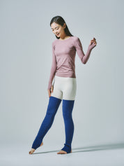 エッセンシャルズ レッグウォーマー バイオレット