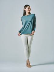 デボラ リラックス トップス ティー フォレストグリーン