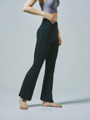 ノア ロング フレアパンツ ブラック