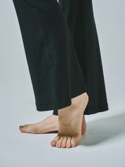 ノア ロング フレアパンツ ブラック