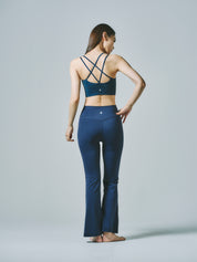 ノア ロング フレアパンツ ネイビー