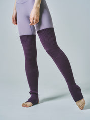 エッセンシャルズ レッグウォーマー グレープ