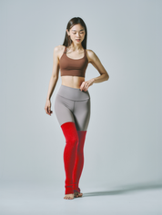 エッセンシャルズ レッグウォーマー レッド