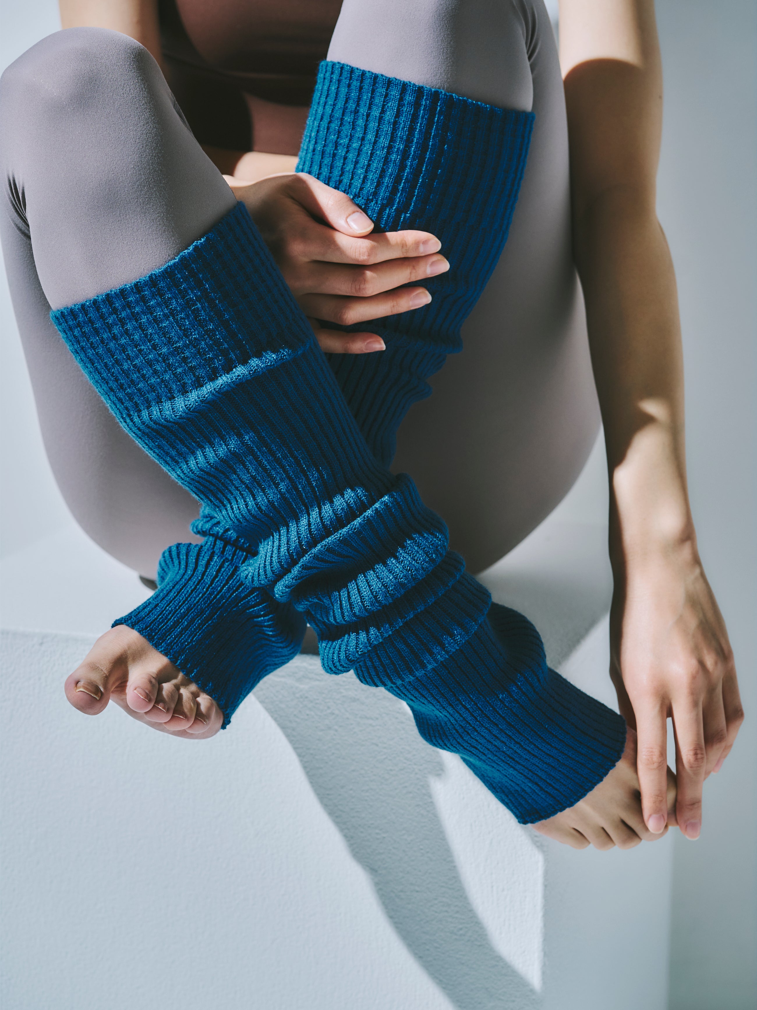 レッグウォーマー ロング丈 75㎝ Long Rib Leg Warmers【KIT公式通販】