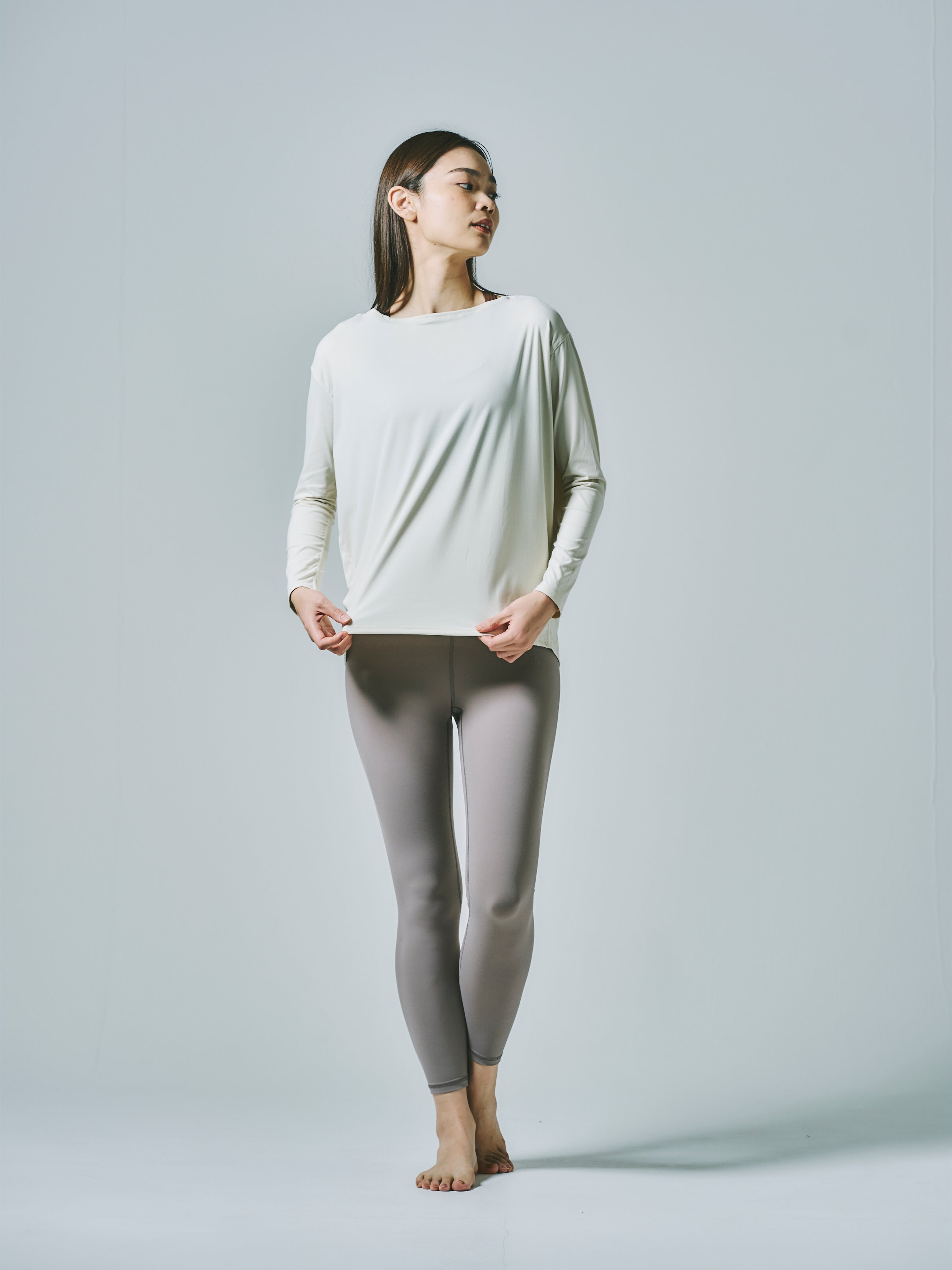 デボラ リラックス トップス ティー ジェードホワイト