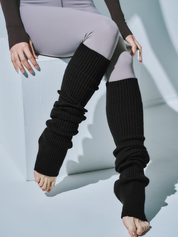 エッセンシャルズ レッグウォーマー ブラック