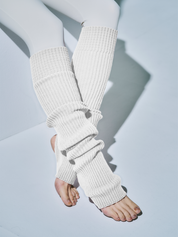 エッセンシャルズ レッグウォーマー ホワイト