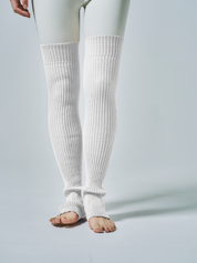 エッセンシャルズ レッグウォーマー ホワイト