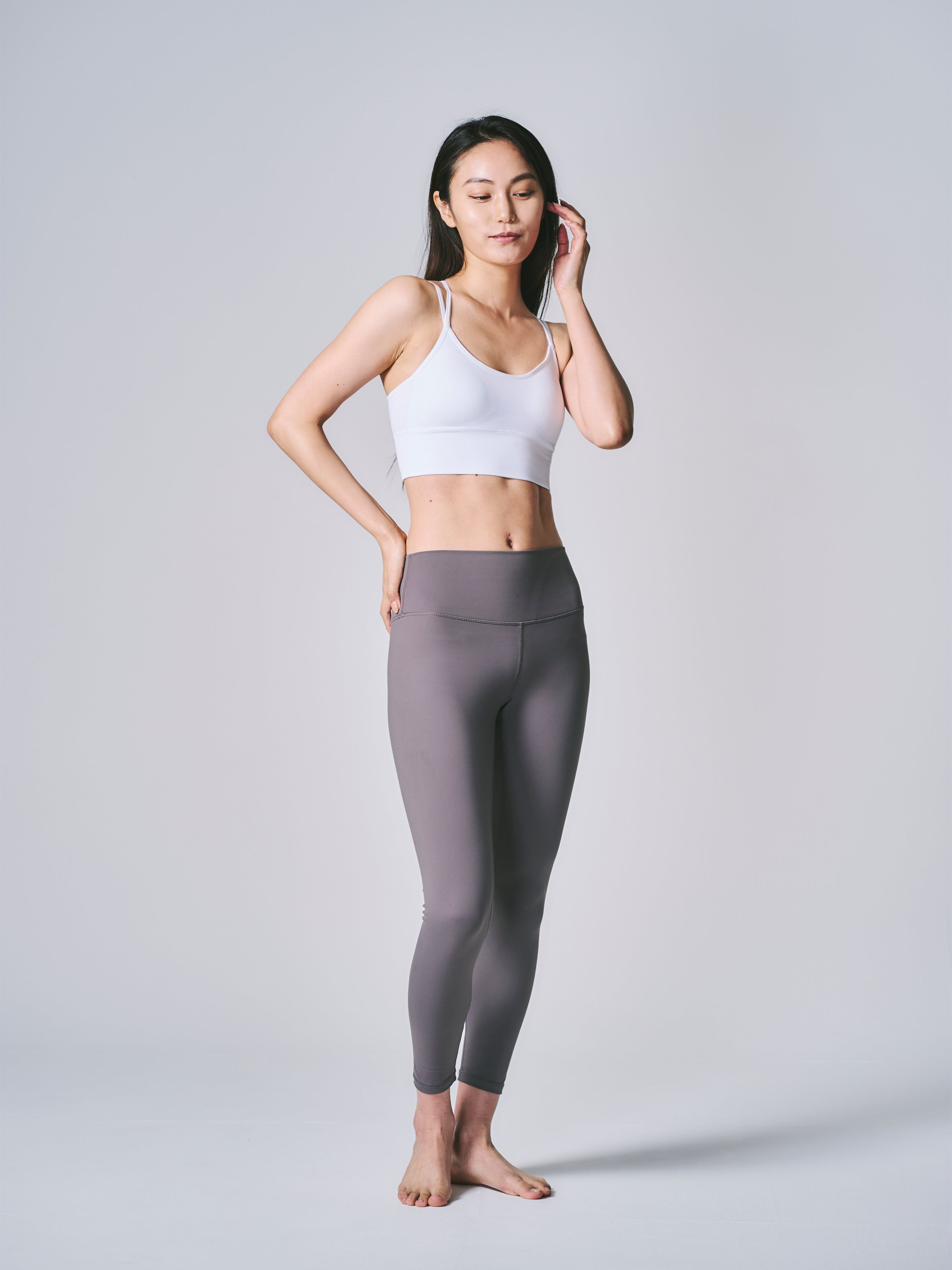 エマ レギンス ライトロータスグレー