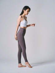 【フリーサイズ】カイリー レギンス グレイッシュブラウン