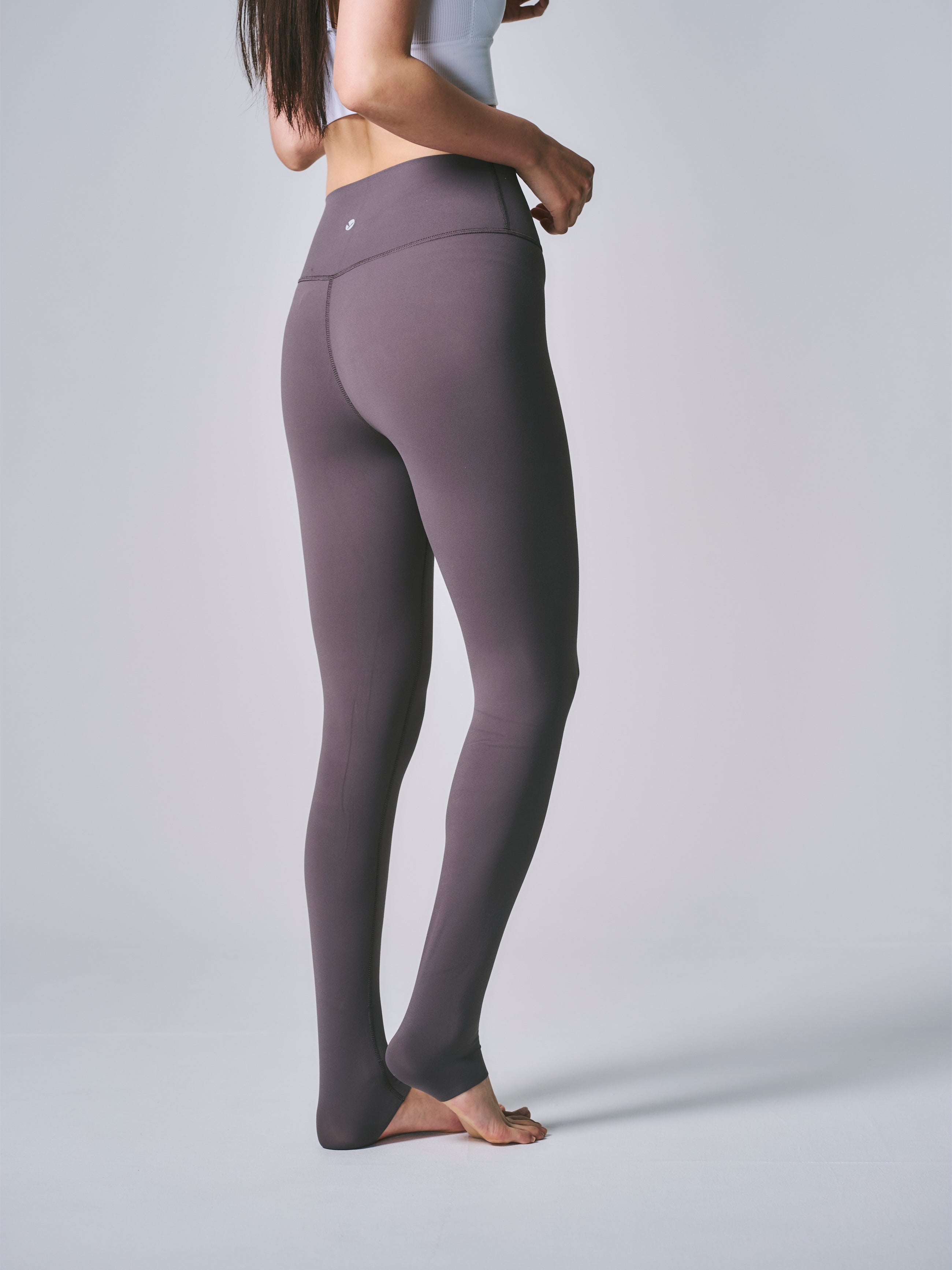 【フリーサイズ】カイリー レギンス グレイッシュブラウン