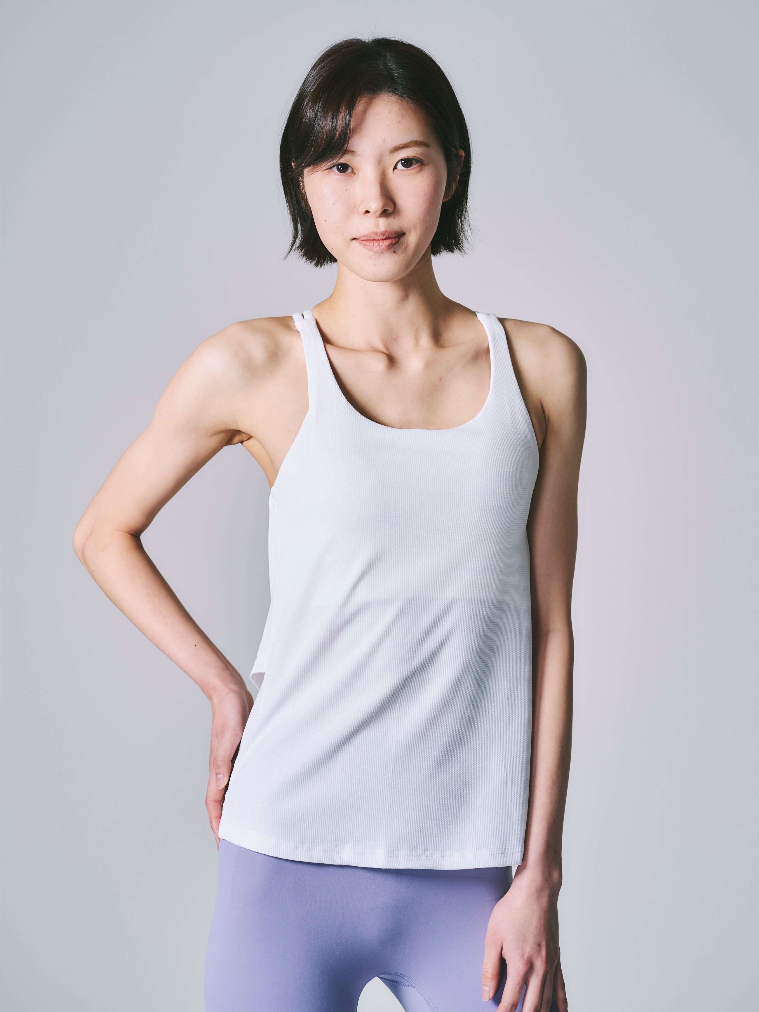 ソフィア レイヤード タンク ホワイト