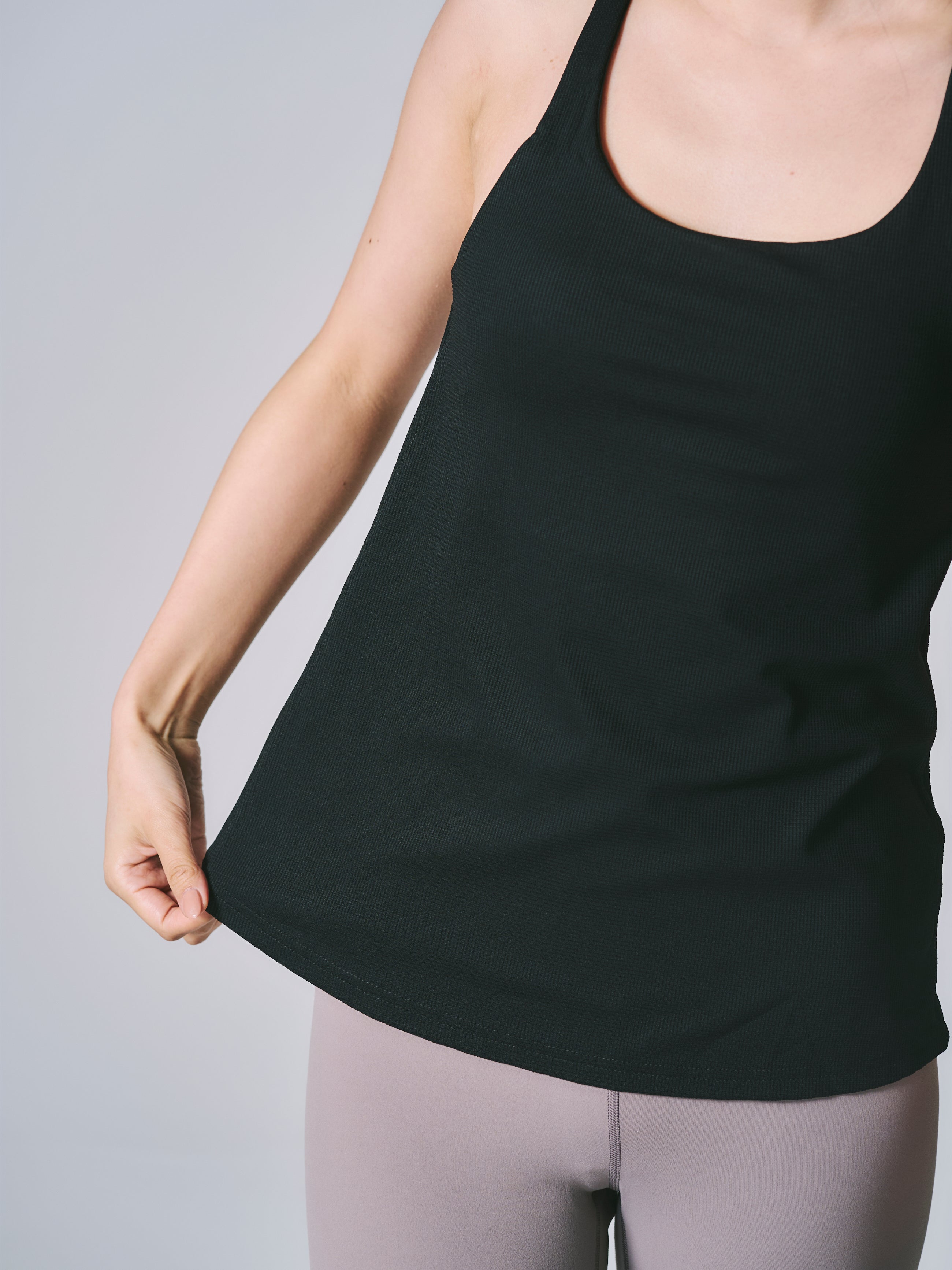 ソフィア レイヤード タンク  ブラック