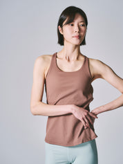 ソフィア レイヤード タンク  キャラメル