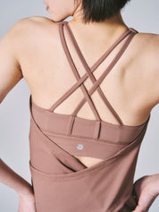 ソフィア レイヤード タンク  キャラメル