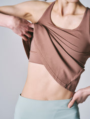 ソフィア レイヤード タンク  キャラメル