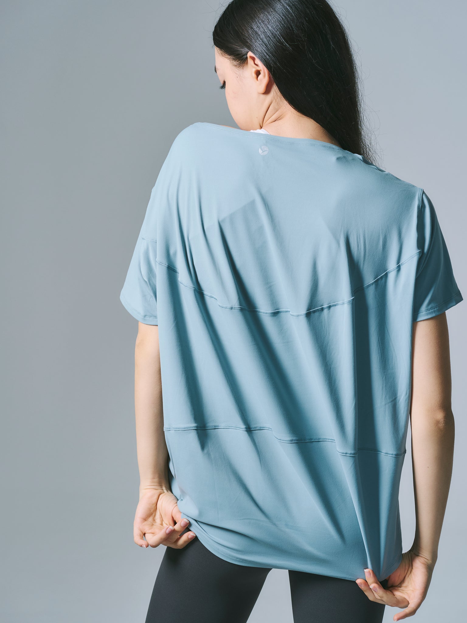 デボラ リラックス トップス ショート Tシャツ フロスティシアン