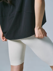 デボラ リラックス トップス ショート Tシャツ ブラック