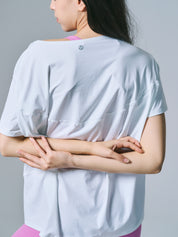 デボラ リラックス トップス ショート Tシャツ ホワイト