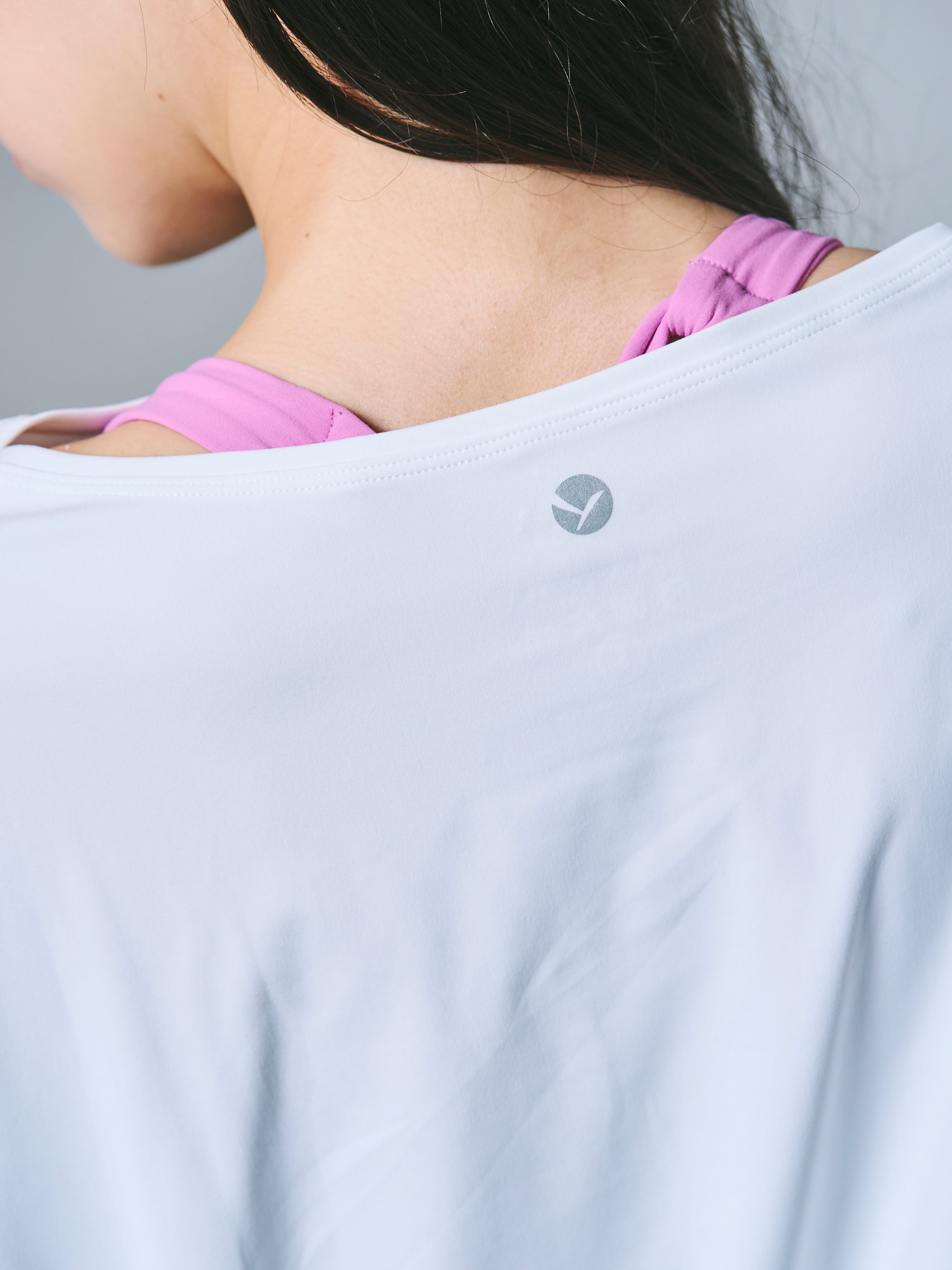 デボラ リラックス トップス ショート Tシャツ ホワイト