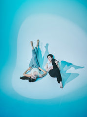 シャンティ バルーン パンツ ブルーグレー